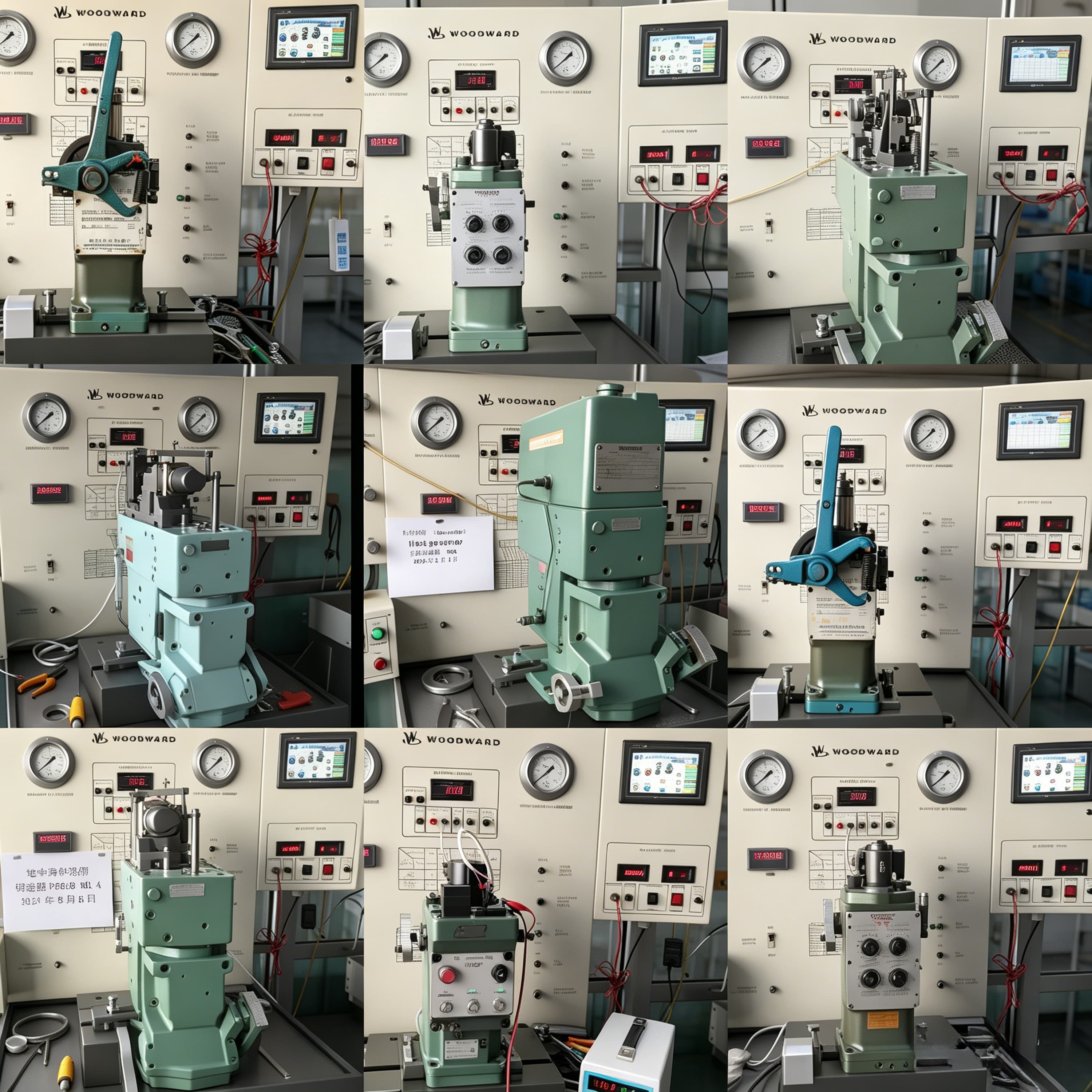 Governor test bench for performance testing and adjustment verification