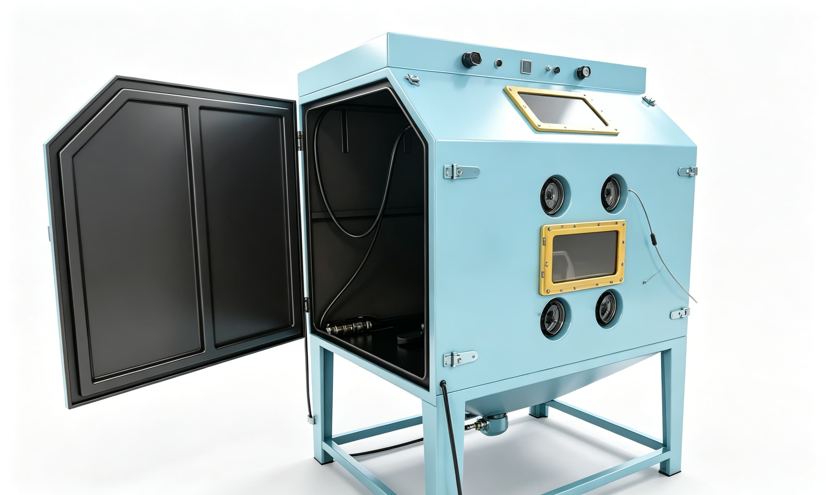 Equipment used for component sandblasting cleaning